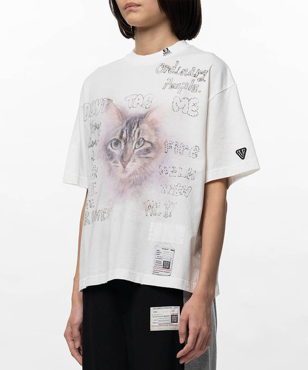 Maison MIHARAYASUHIRO/メゾン ミハラヤスヒロ/CAT PRINTED TEE