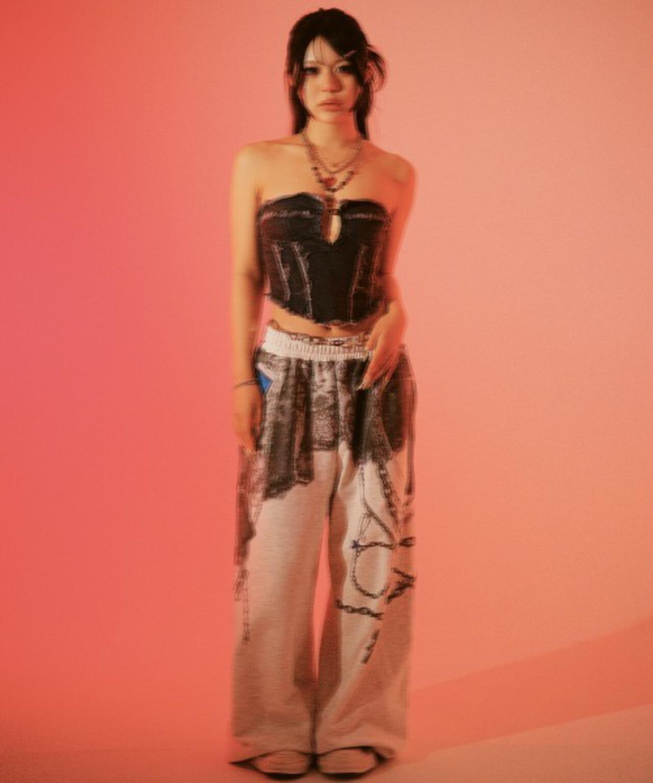 MITSUKI/ミツキ/DENIM BISTIER TOP