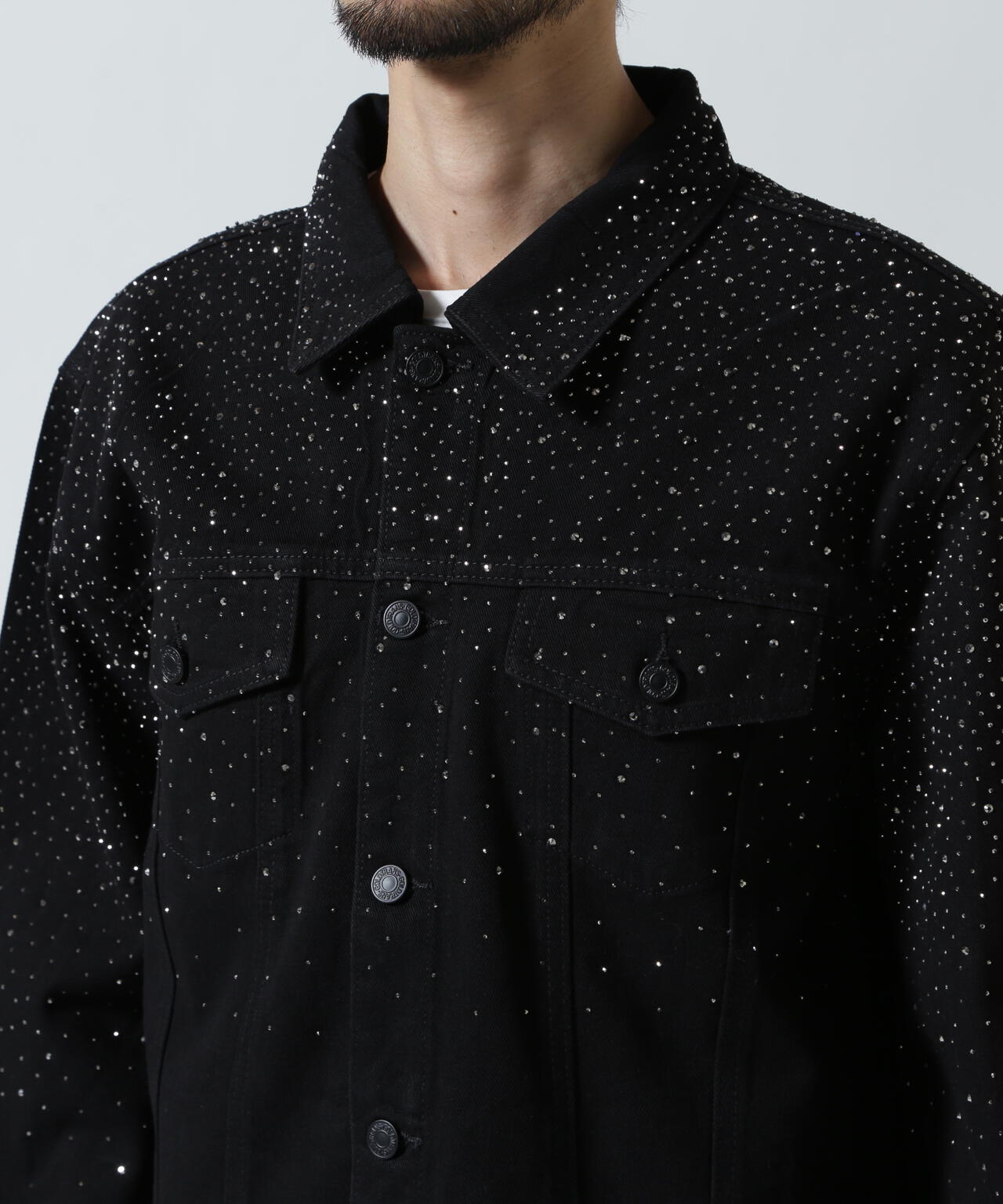 FR(13)NDS/フレンズ/Rhine Stone Denim Jaket