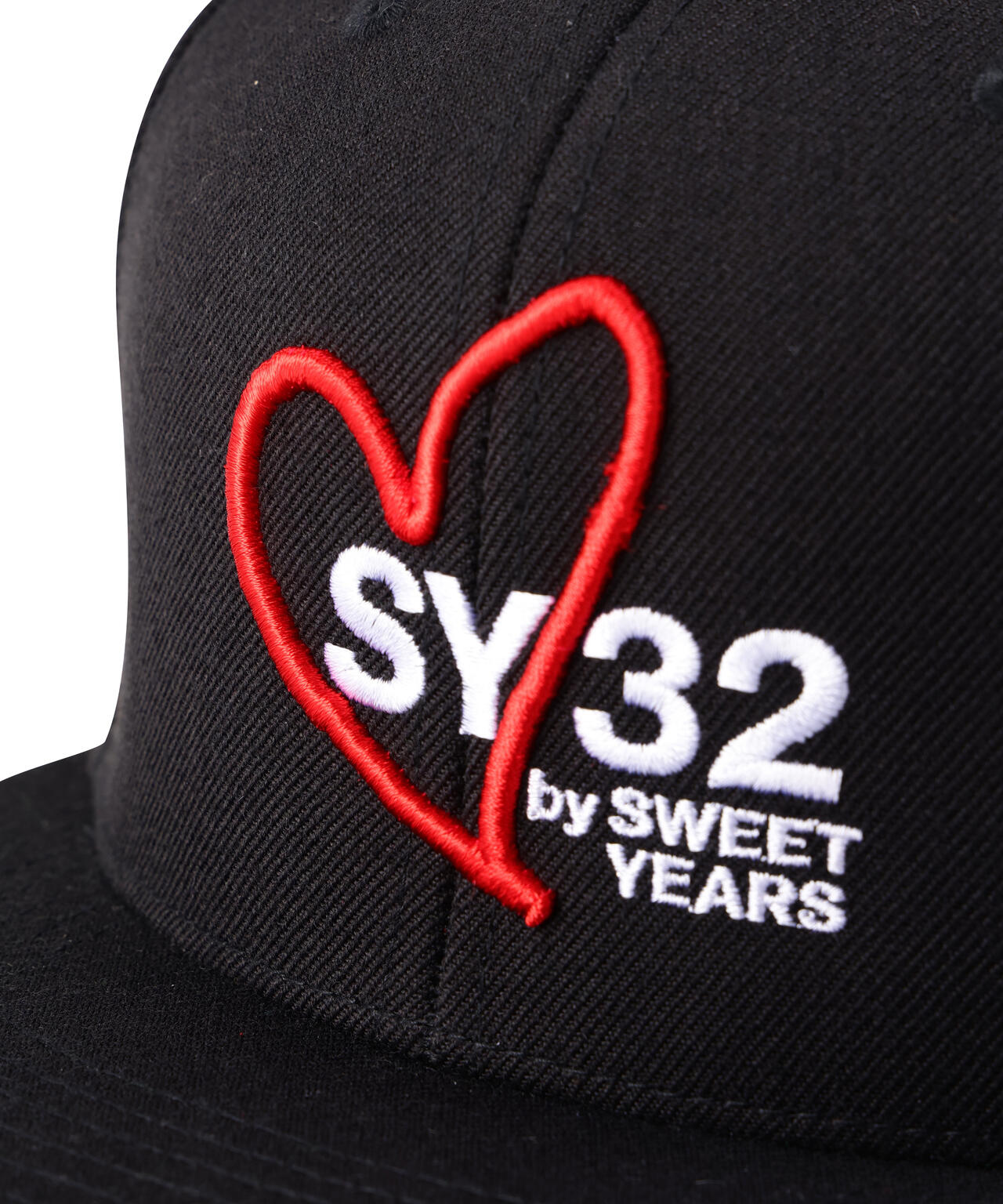 SY32 by SWEET YEARS/HEART MIX LOGO SNAPBACK CA