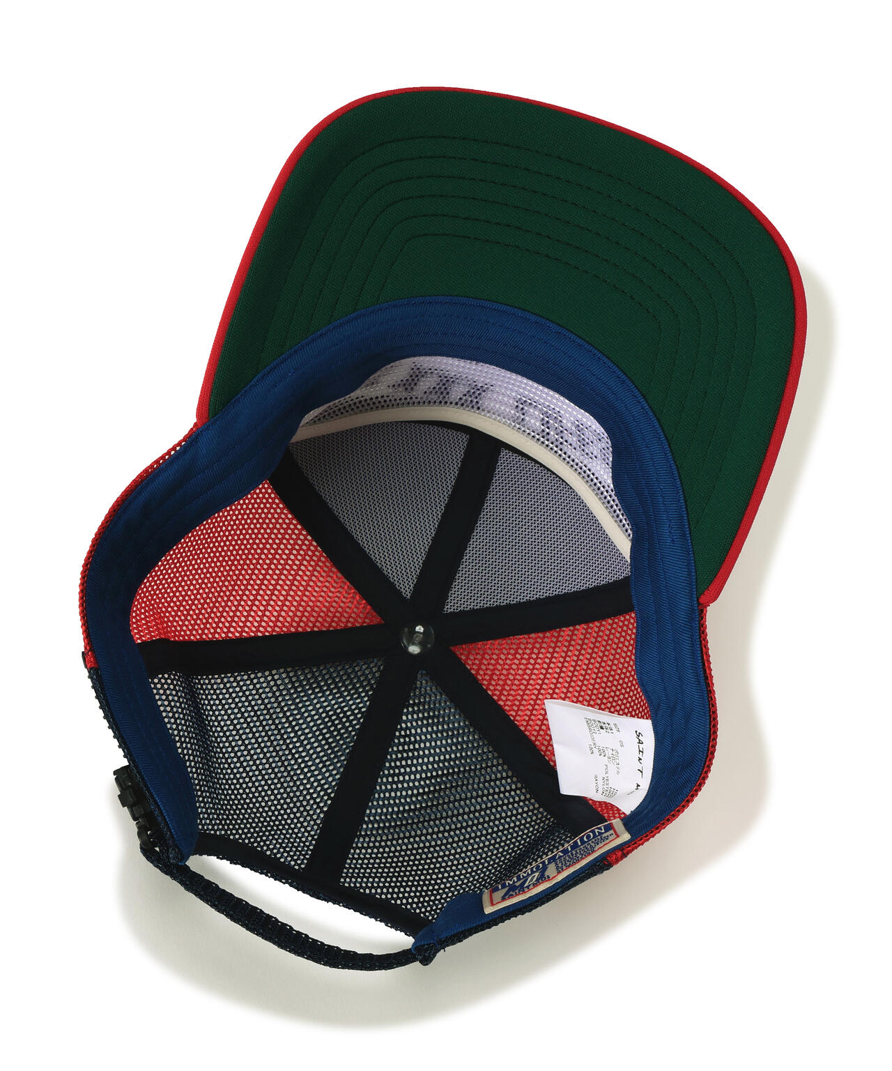 SAINT MICHAEL/セントマイケル/MESH CAP/LIFE STYLE/NAVY+RED
