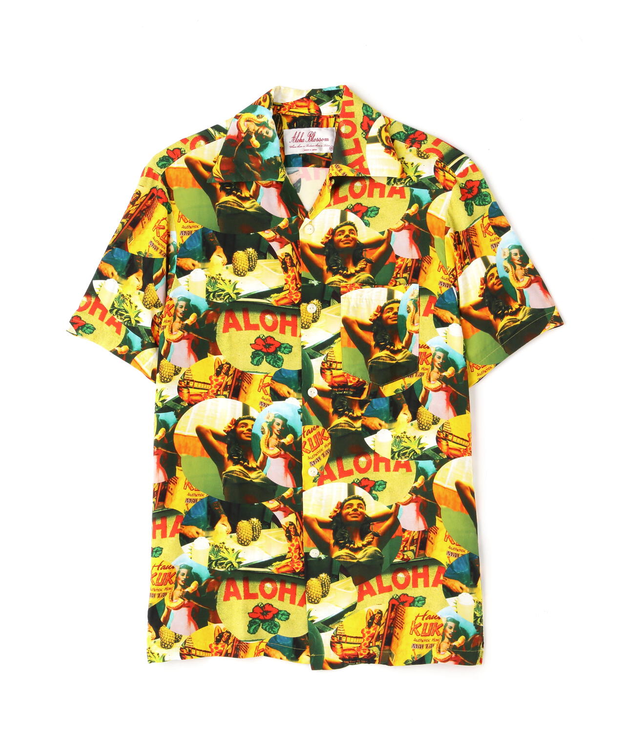 Aloha Blossom/アロハ ブロッサム/WEZ COLLAGE SHIRTS