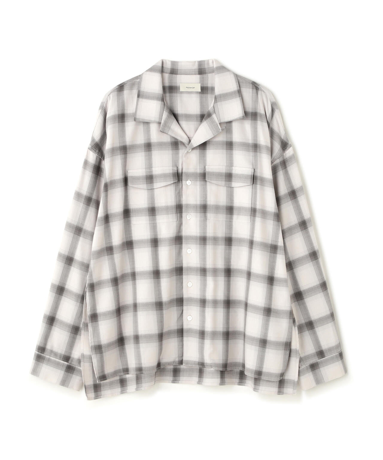 Toironier/トワロニエ/Opencollar Check Shirt