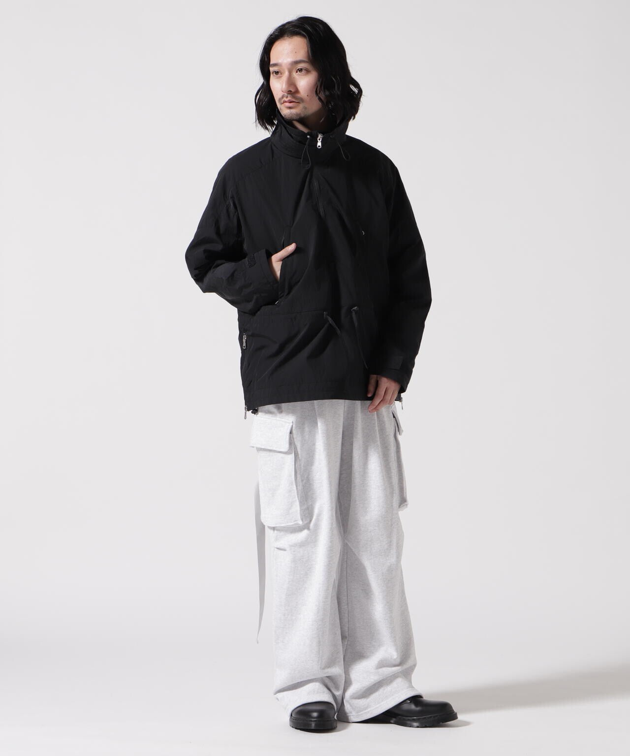 ANCELLM/アンセルム/NYLON PULLOVER JACKET