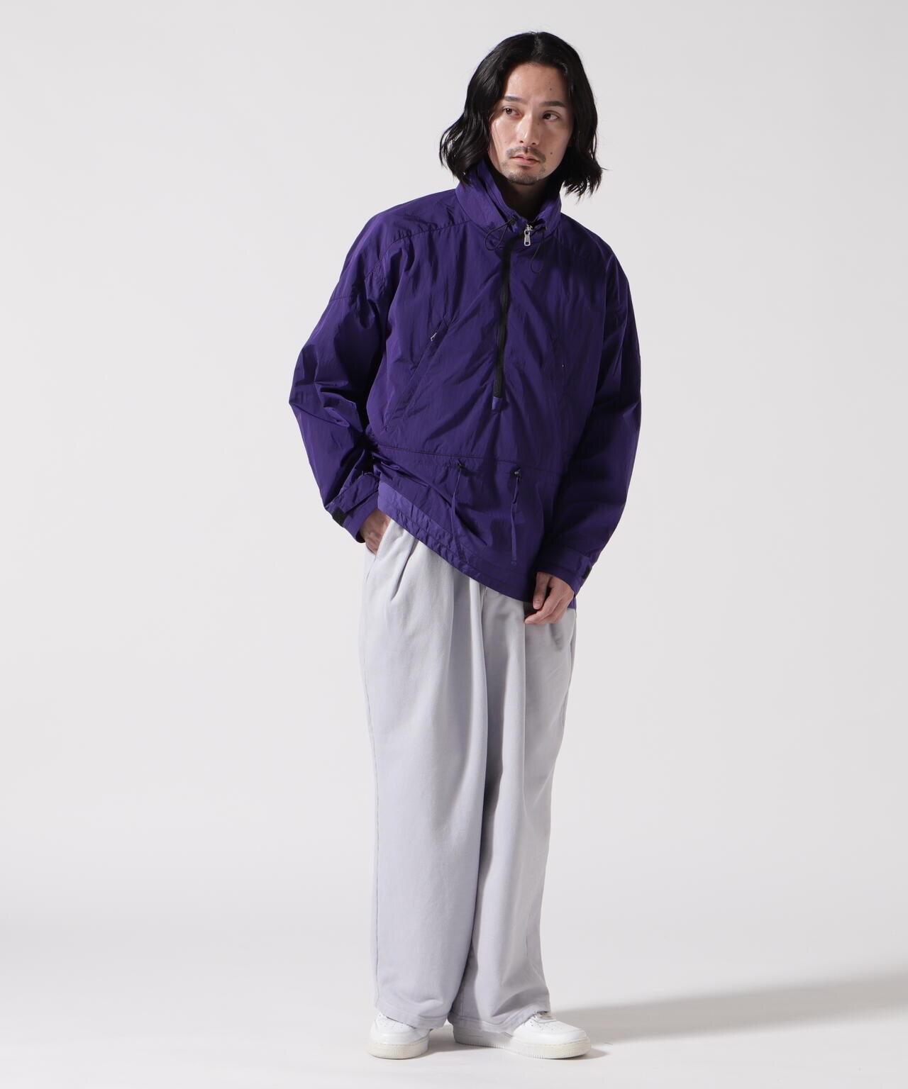 ANCELLM/アンセルム/NYLON PULLOVER JACKET
