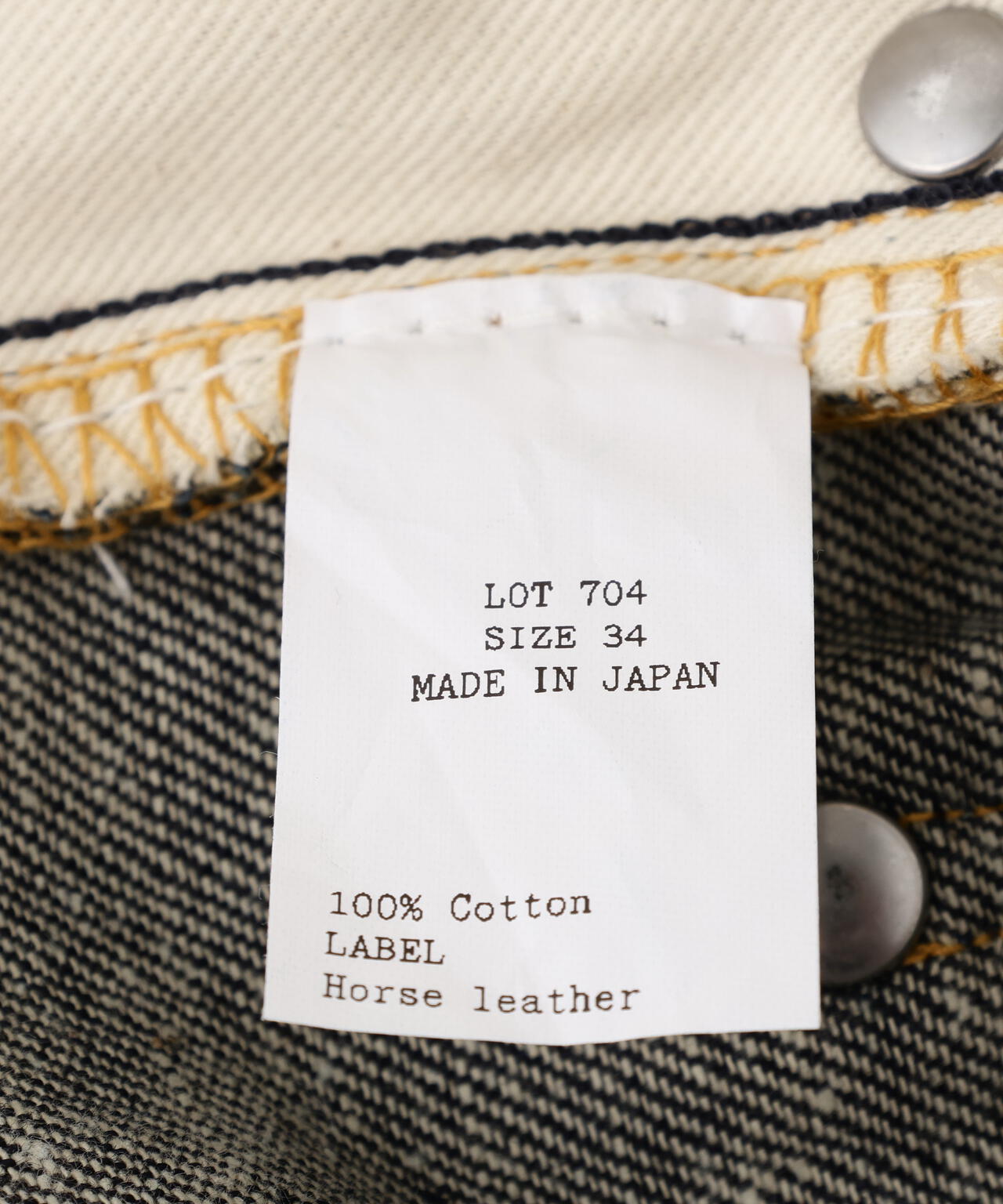T.T/ティーティー/Lot.704  Denim Trousers C1920s/TAIGA TAKAHASHI/タイガタカハシ