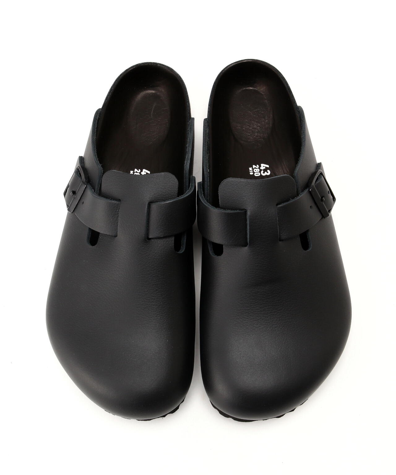 BIRKENSTOCK/ビルケンシュトック/BOSTON/ボストン/ナチュラルレザー - ブラック