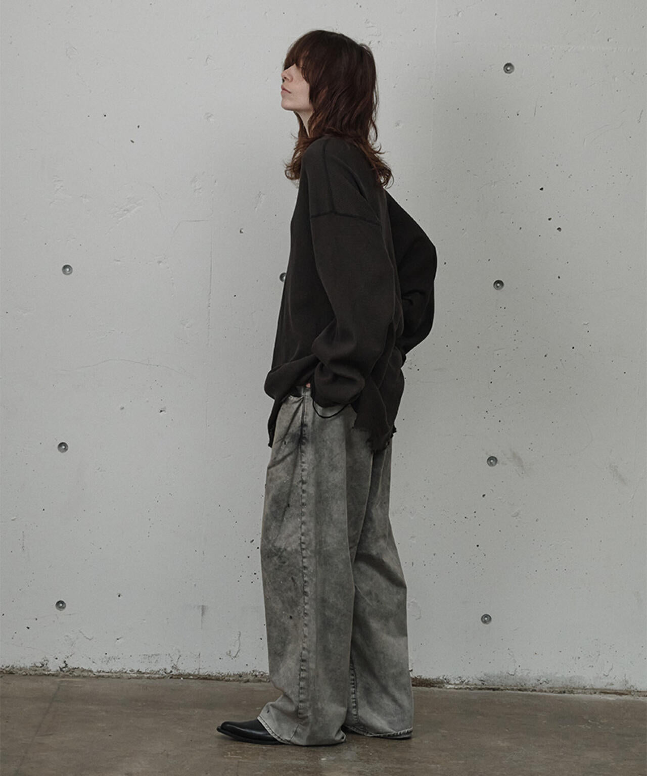 ANCELLM/アンセルム/CHINO WIDE SLACKS/ANC-PT111