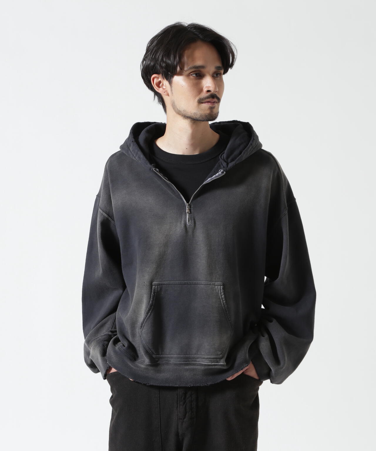 ANCELLM/アンセルム/LIGHT LOOP ZIP HOODIE/ANC-CT148
