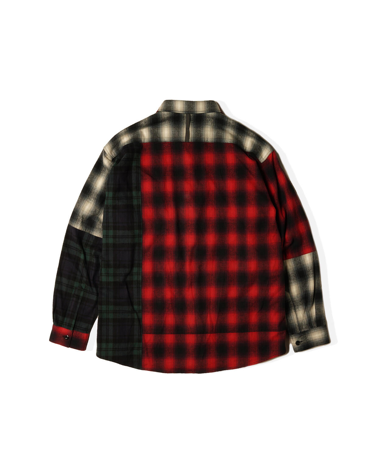 MANASTASH/マナスタッシュ/PATCHED FLANNEL SHIRT/フランネルシャツ