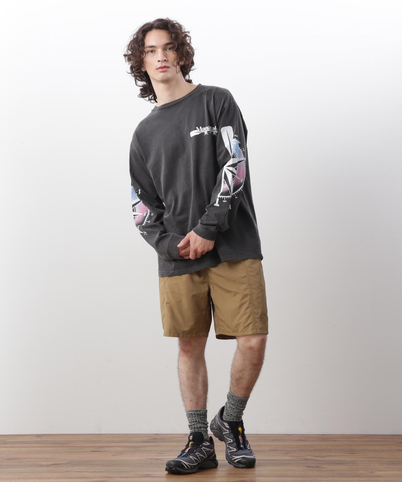 MANASTASH/マナスタッシュ/PUMICE L/S TEE MCC