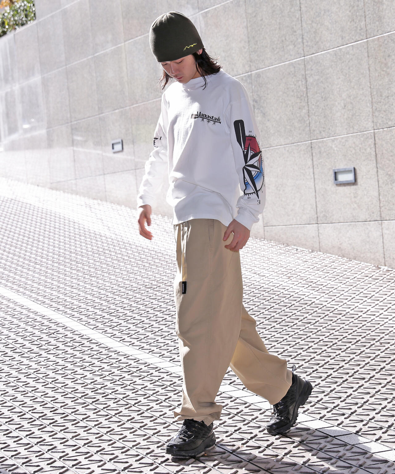 MANASTASH/マナスタッシュ/PUMICE L/S TEE MCC