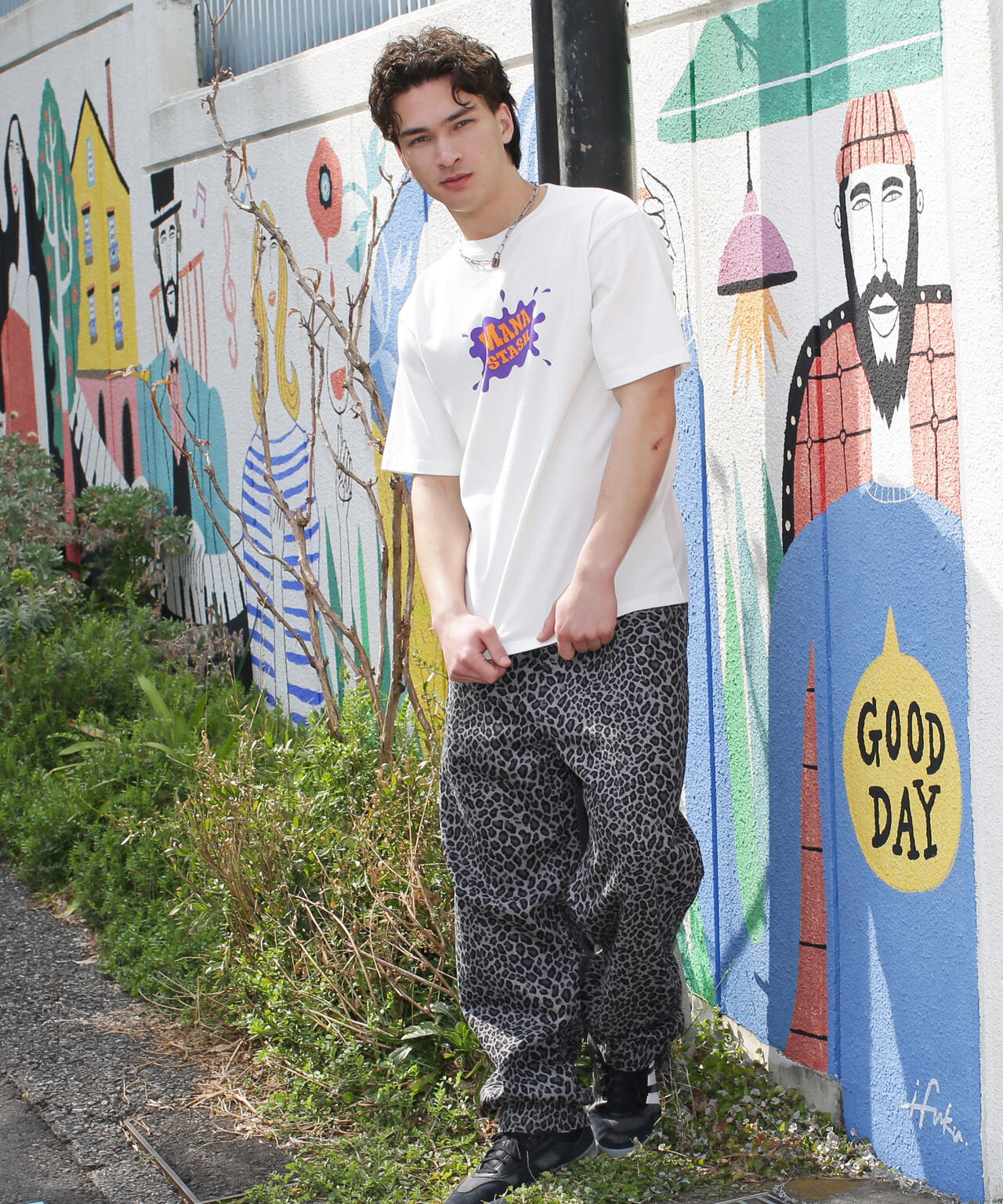 MANASTASH/マナスタッシュ/PUMICE TEE CEREAL