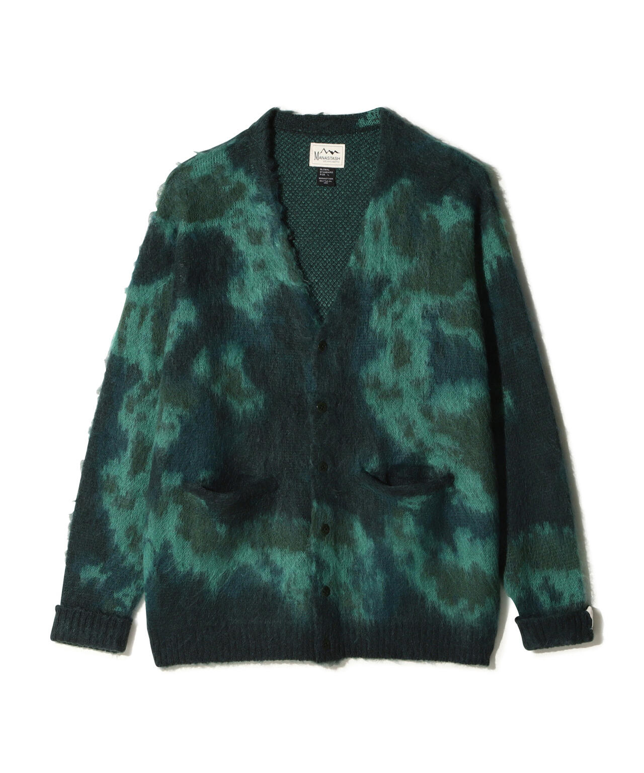 MANASTASH/マナスタッシュ/BLURRY JAQUARD CARDIGAN