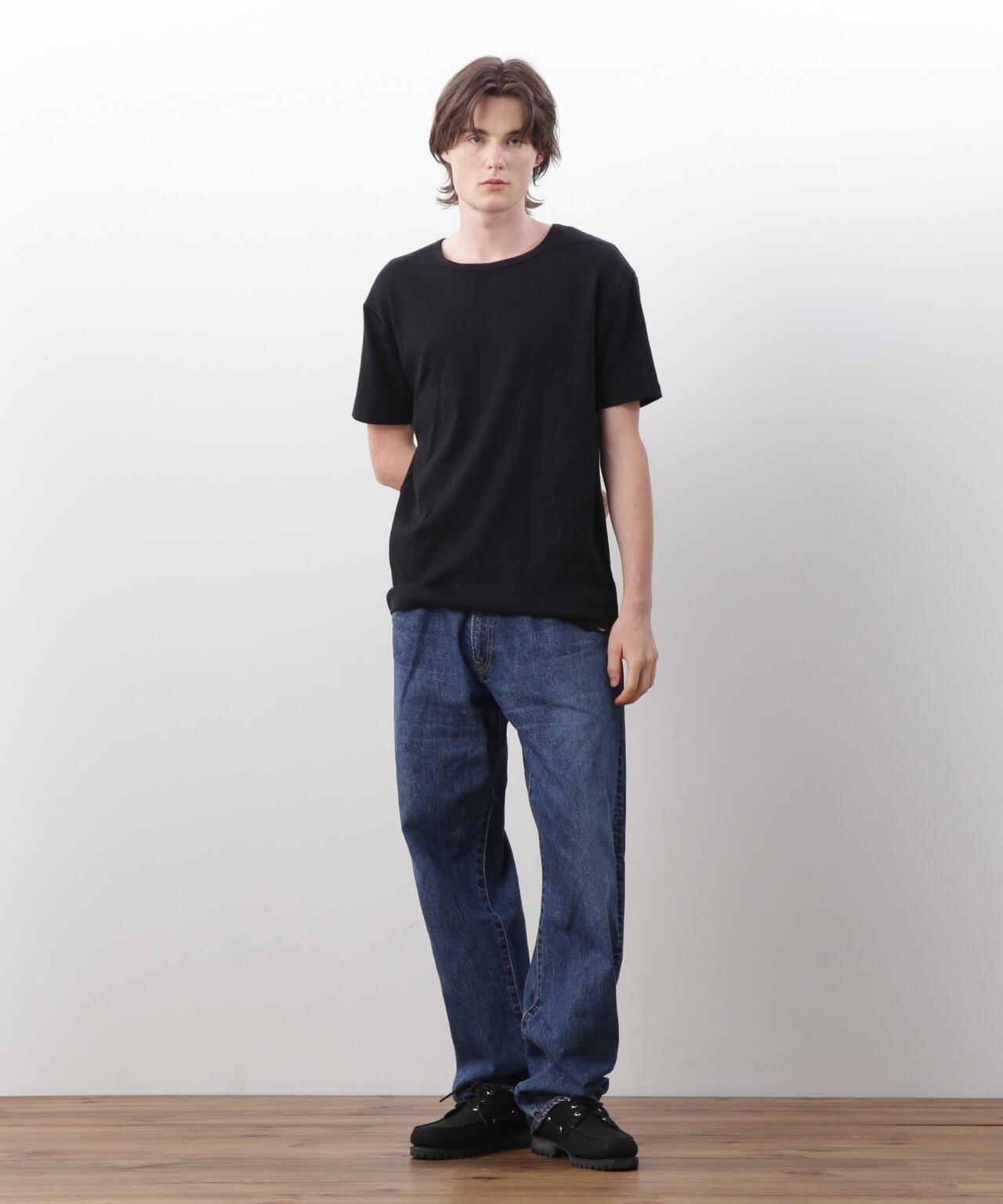 MANASTASH/マナスタッシュ/ RIB S/S TEES(2P)