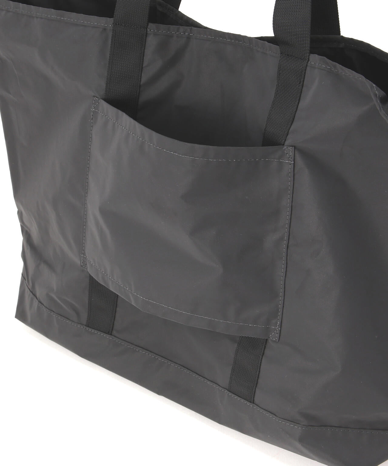 PACKING/パッキング/BLACK REFLECTIVE TOTE/リフレクティブトートバッグ