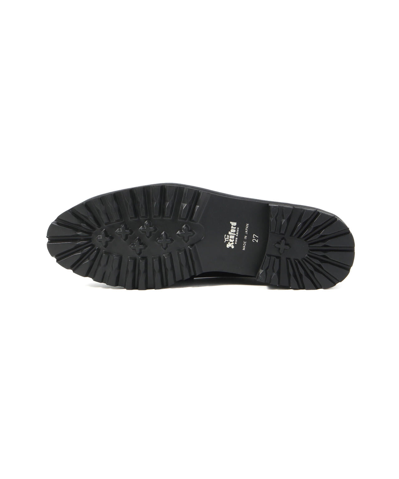 The Kenford Fineshoes/MENS TANK SOLE LOAFERS / BLACK BLACK PAISLEY