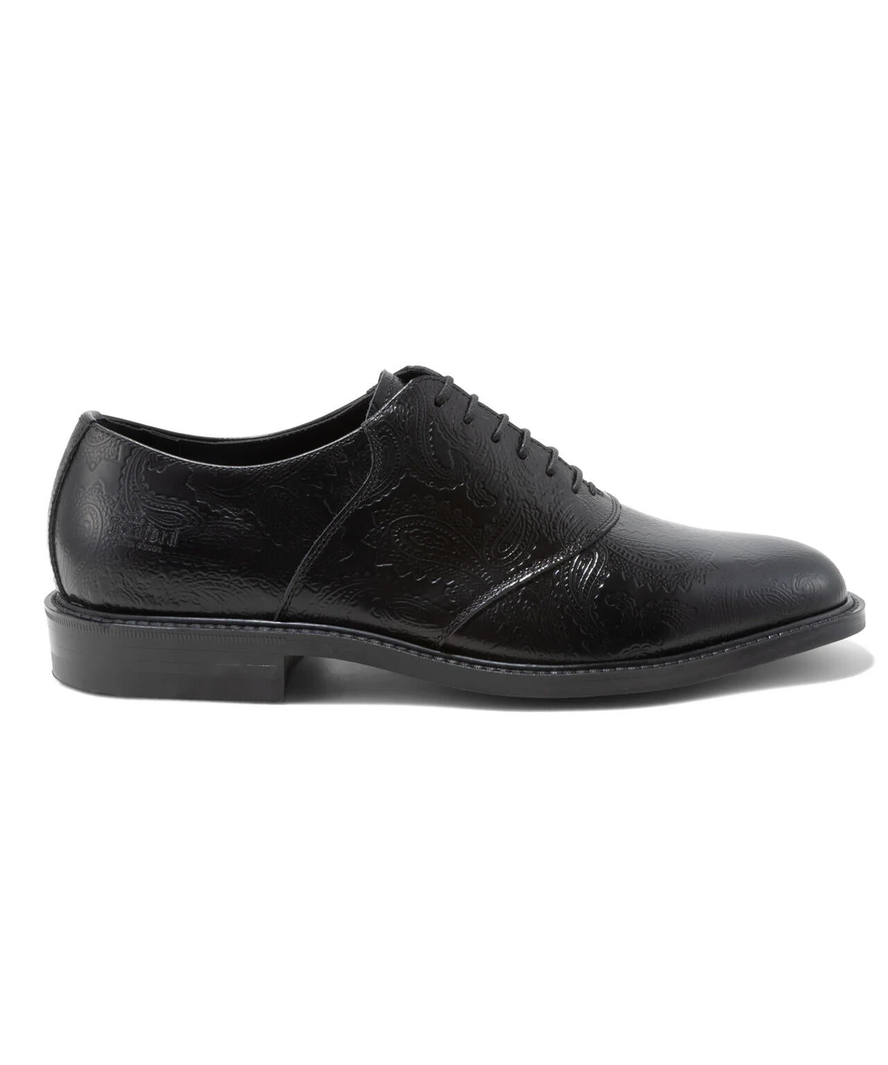 The Kenford Fineshoes/MENS CLASSIC SADDLE /  BLACK PAISLEY