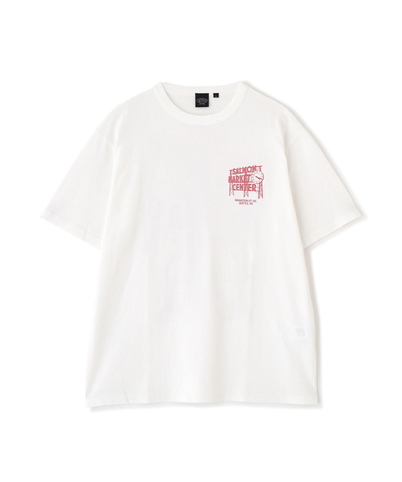【EC限定商品】MANASTASH/マナスタッシュ/SALMON MARKET CENTER TEE