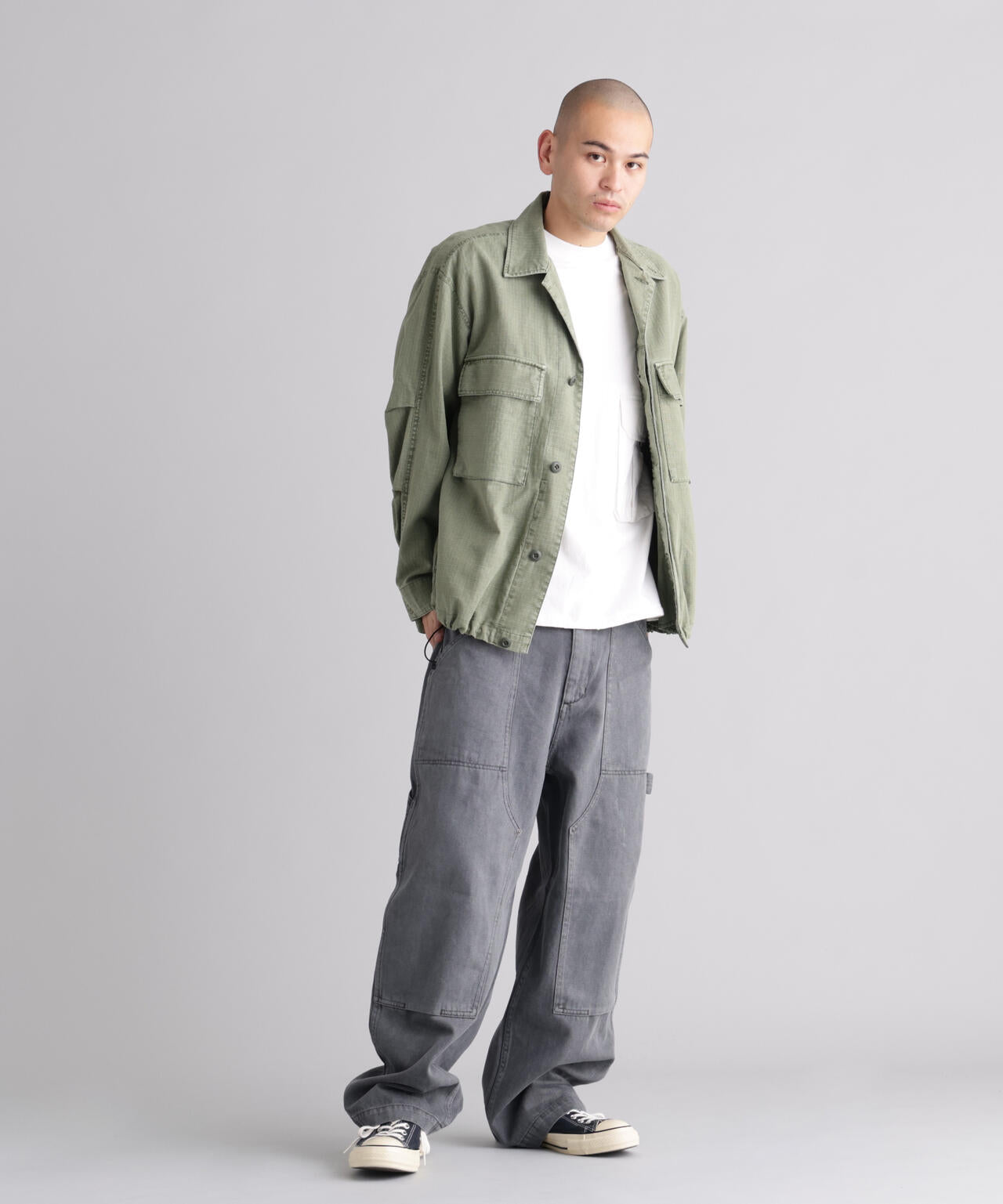 MANASTASH/マナスタッシュ/MH-RIP FIELD SHIRTS