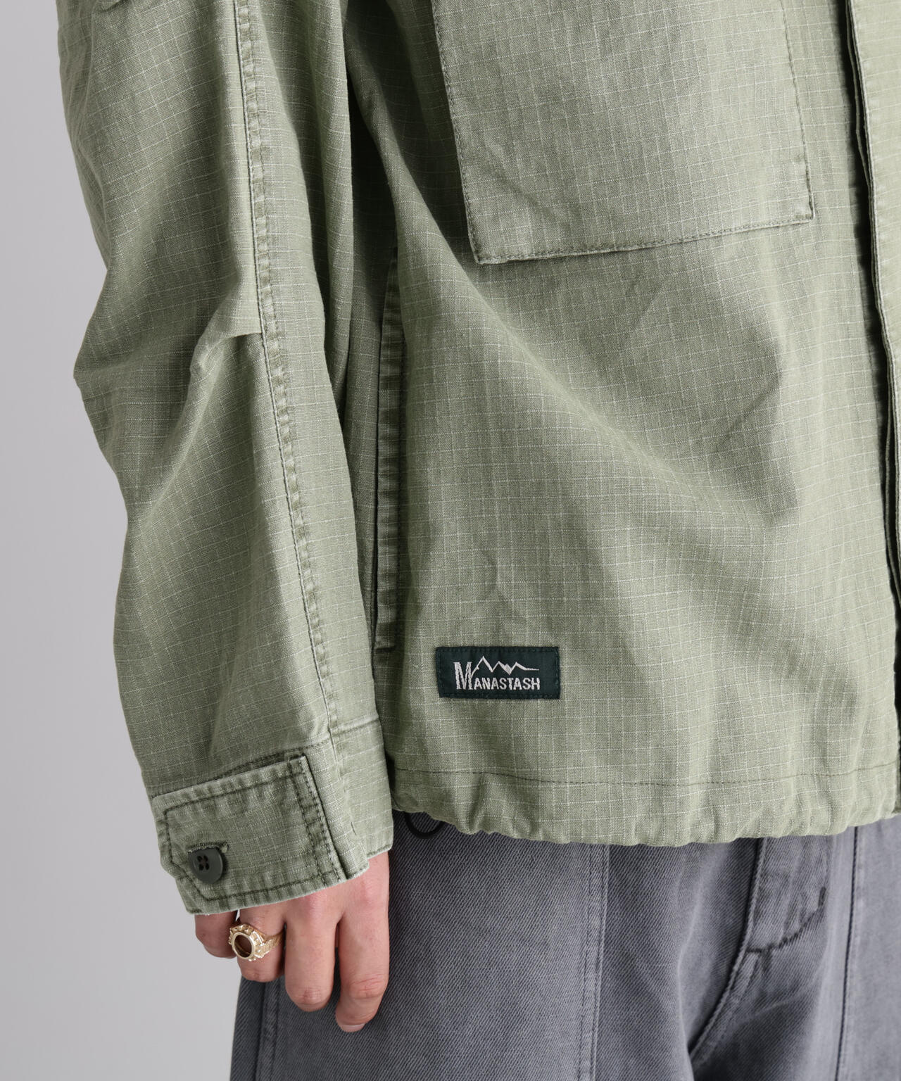 MANASTASH/マナスタッシュ/MH-RIP FIELD SHIRTS